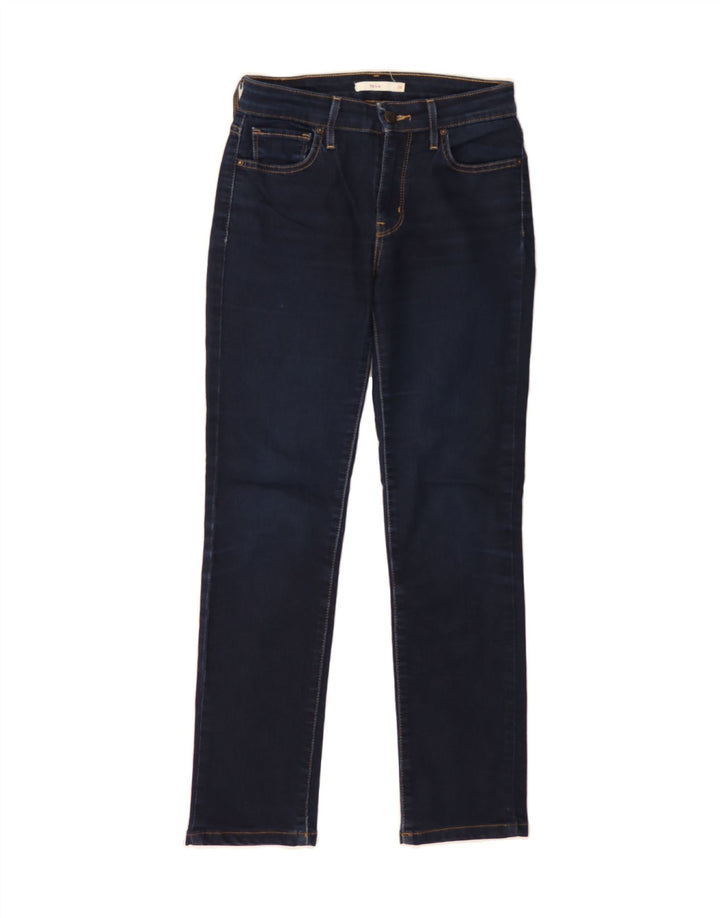 LEVI'S Womens Slim Jeans W26 L27 Navy Blue Cotton Vintage Levi's and Second-Hand Levi's from Messina Hembry 
