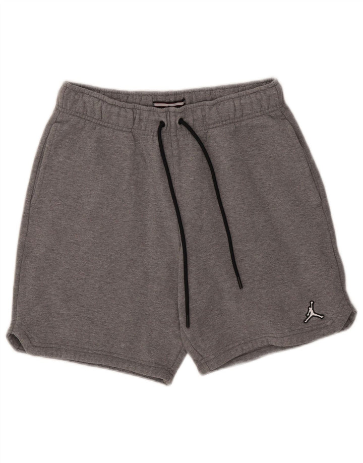 Jordan Mens Sport Shorts Small Grey Cotton