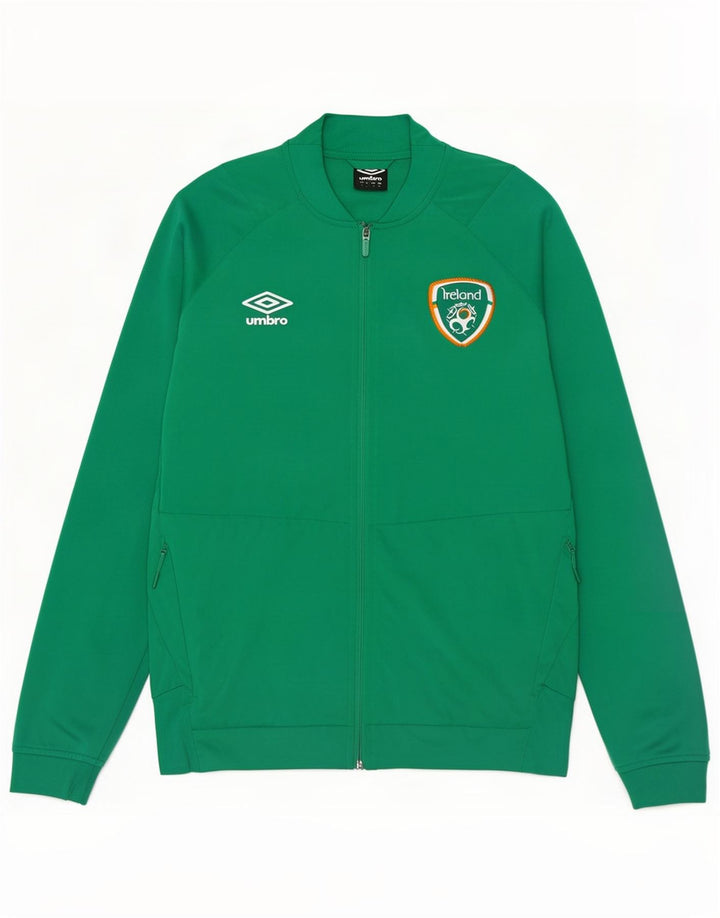 Umbro Mens Ireland felső kabát kis zöld poliészter