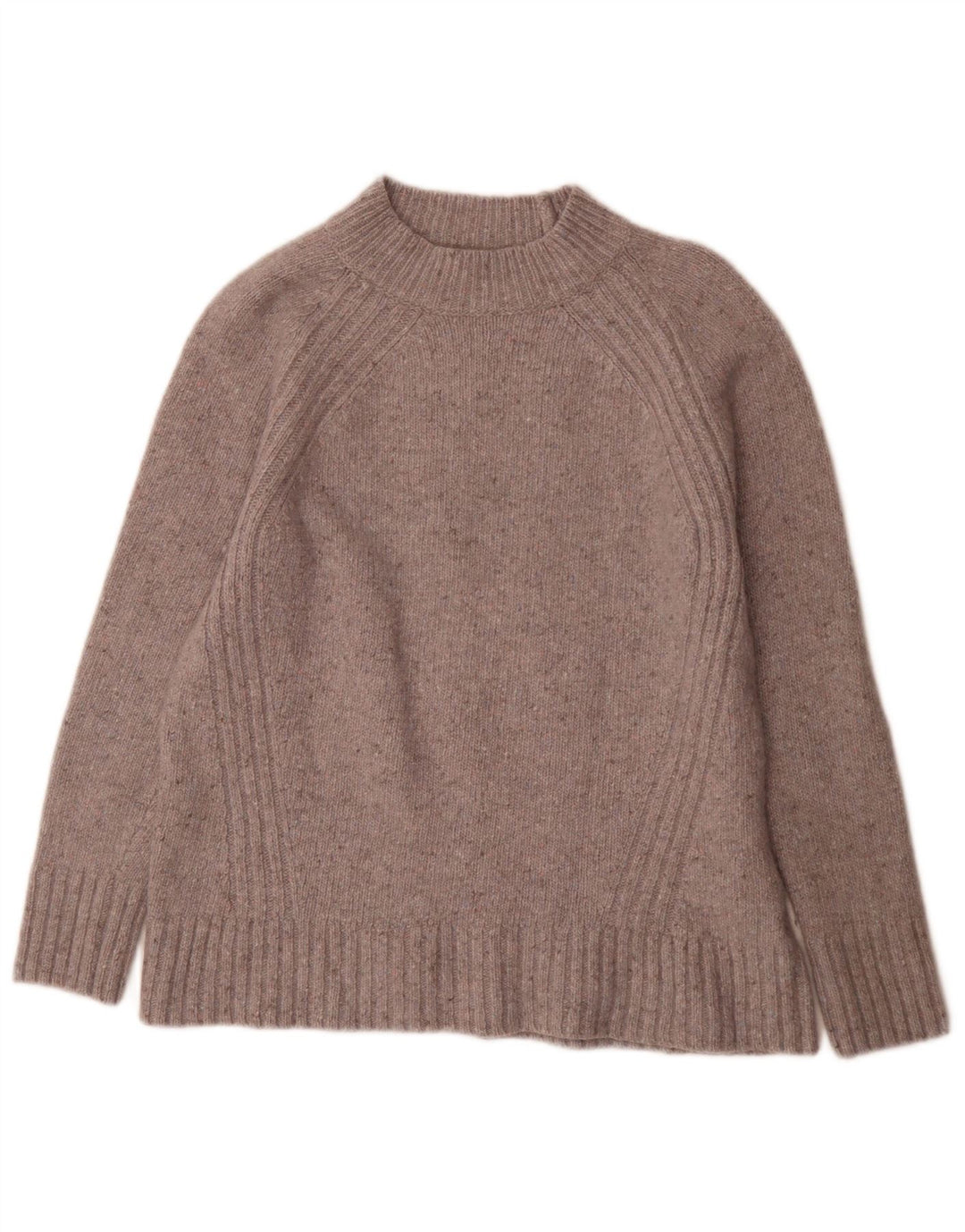 Maglione maglione collo alto da donna White Stuff UK 14 Grande grigio chiazzato
