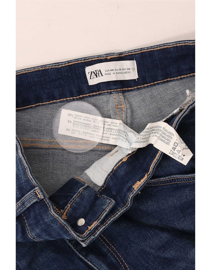 Zara Womens Slim Jeans EU 40 Medium W30 L28 Blue Cotton