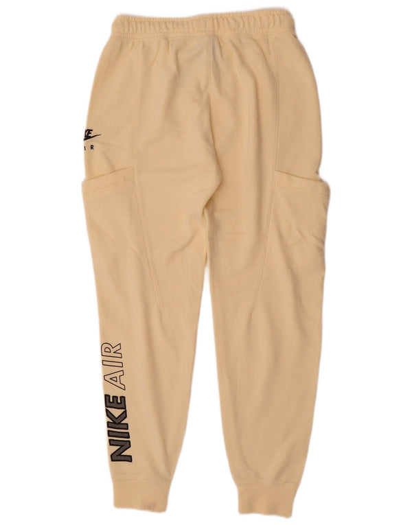 Nike Mens Cargo Tracksuit Trousers Joggers Small Yellow Cotton