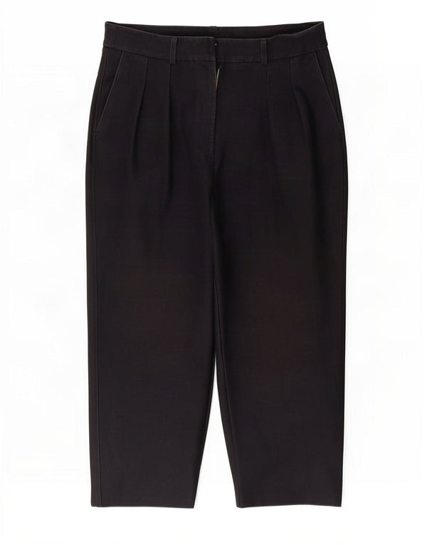 Pantaloni chino con pegged Marks & Spencer da donna UK 16 Large W34 L24 Neri