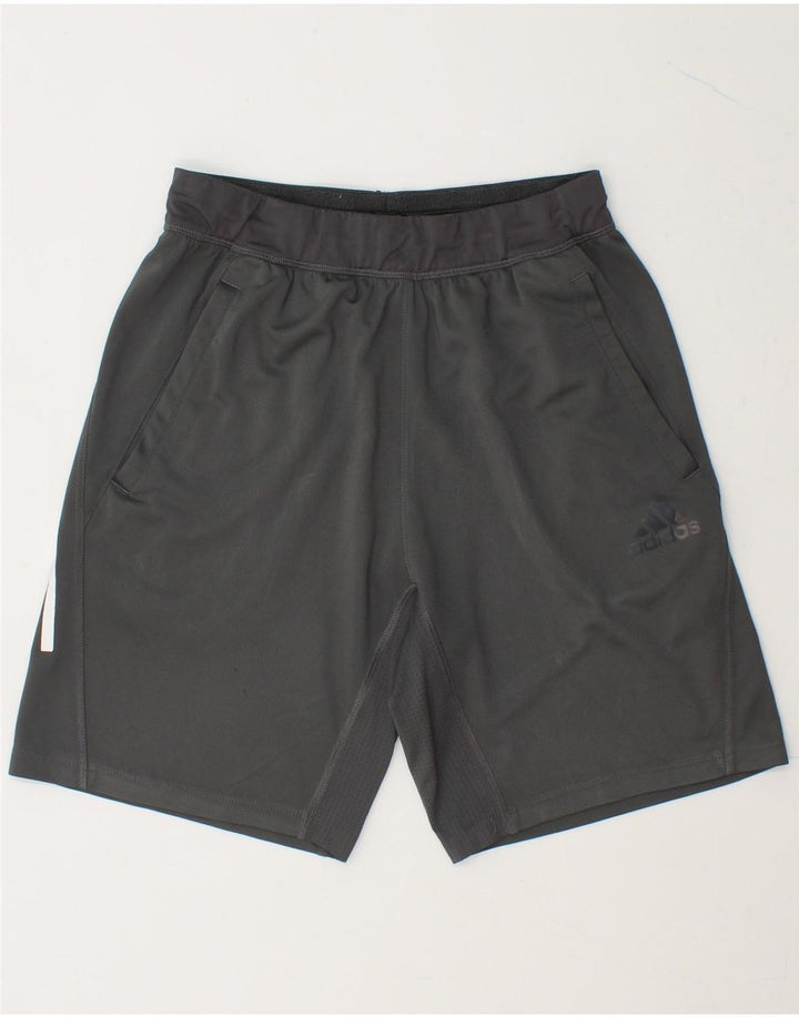 ADIDAS Mens Aeroready Sport Shorts Small  Grey Polyester Vintage Adidas and Second-Hand Adidas from Messina Hembry 