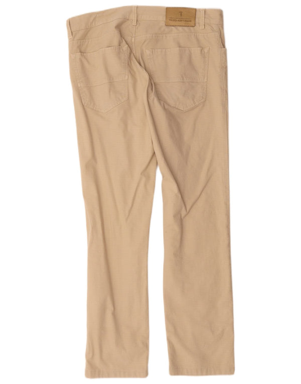 Trussardi Mens Calça Casual Slim W34 L29 Bege