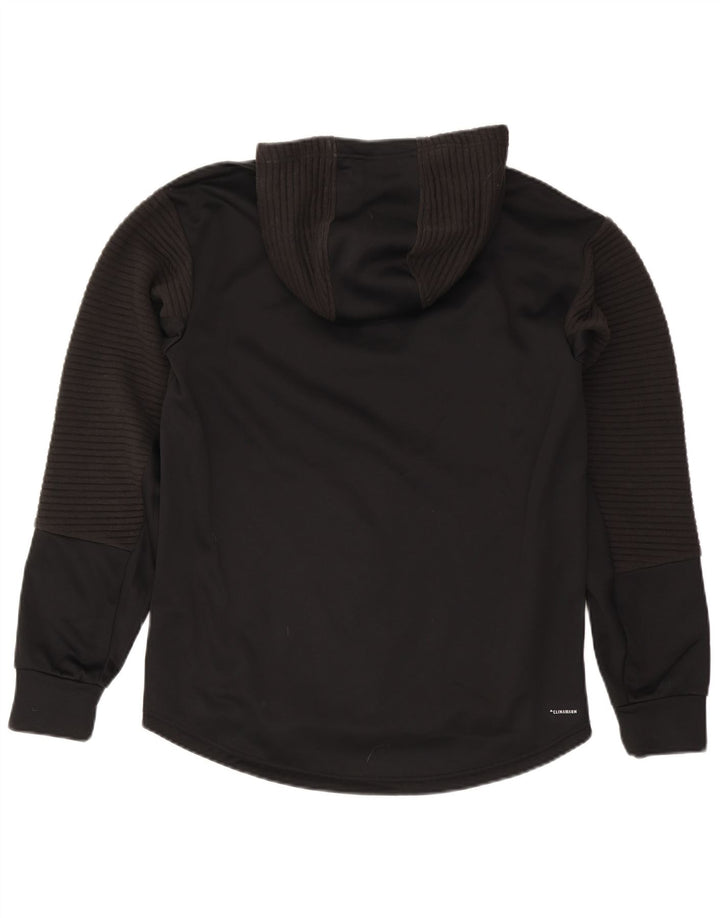 Adidas Mens Climawarm Zip Hoodie Sweater Medium Black Polyester