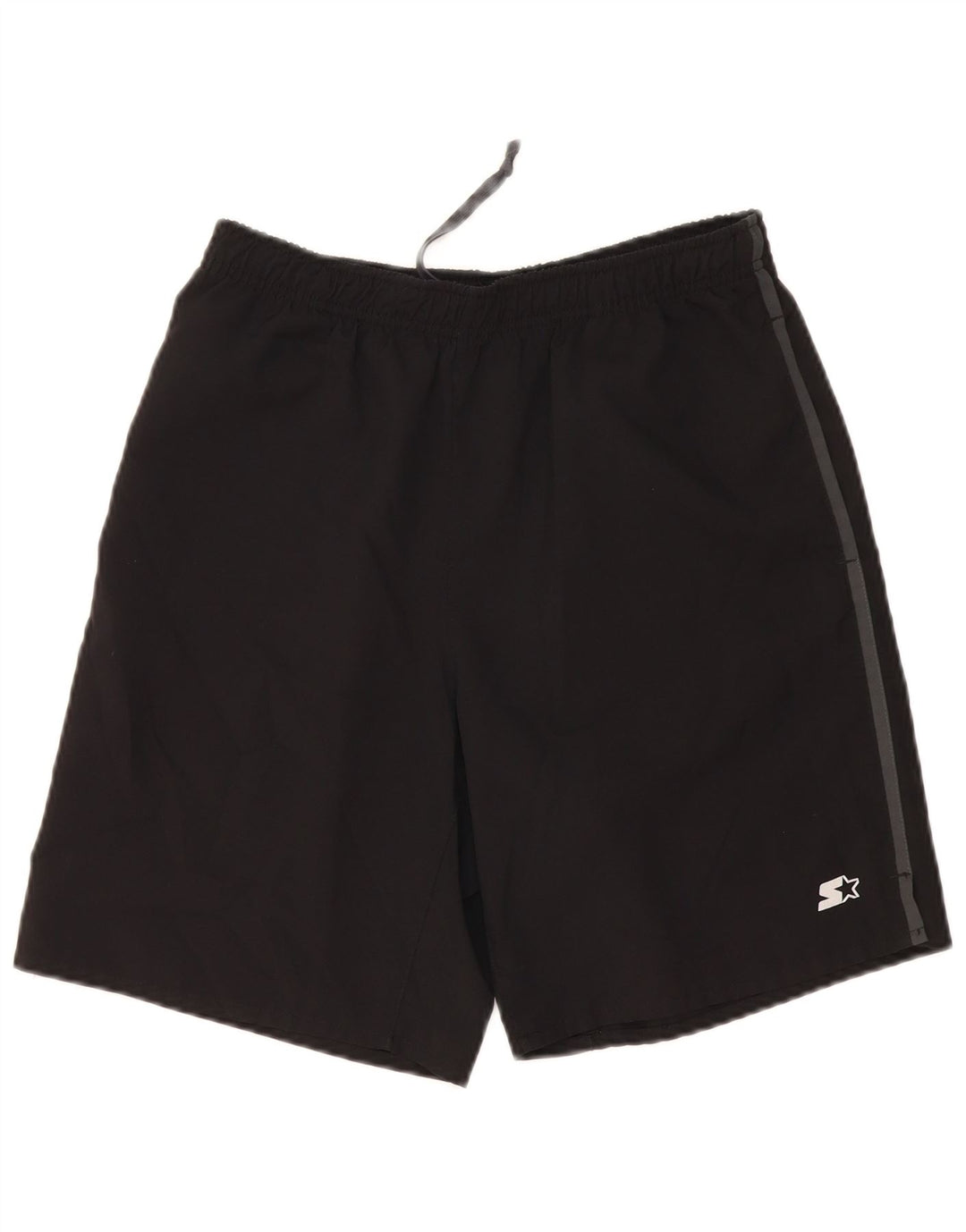 STARTER Mens Sport Shorts Small  Black Polyester