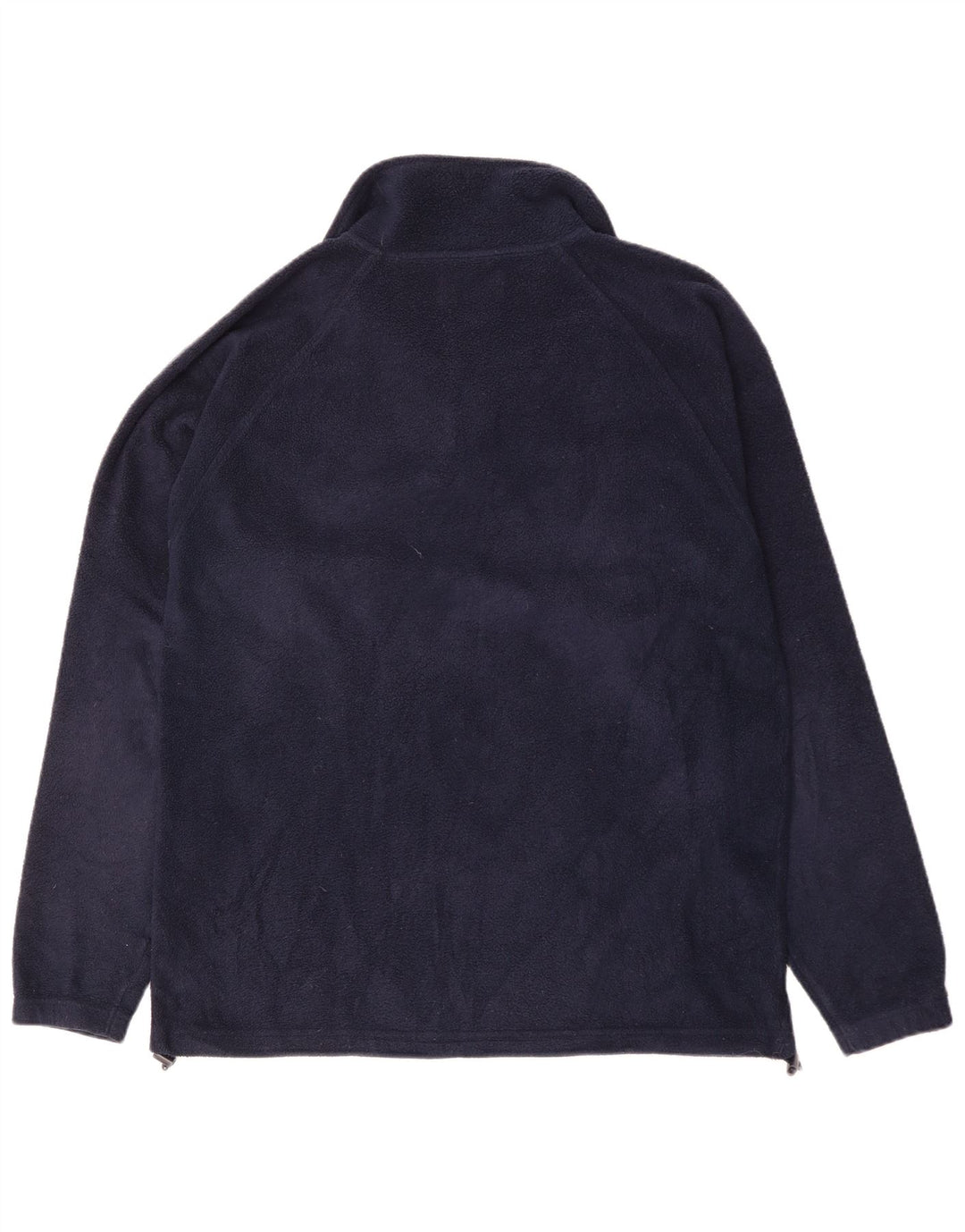 Kappa Mens Zip Neck Fleece Jumper Large Navy Blue Polyester