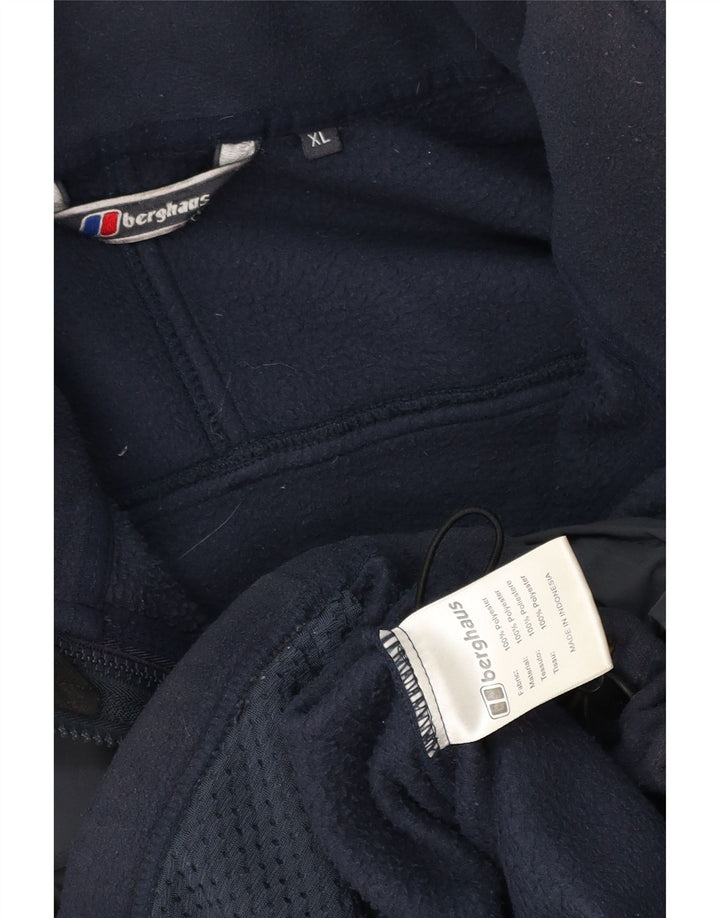 Berghaus Mens Windbreaker Jacket UK 42 XL Navy Blue Polyester