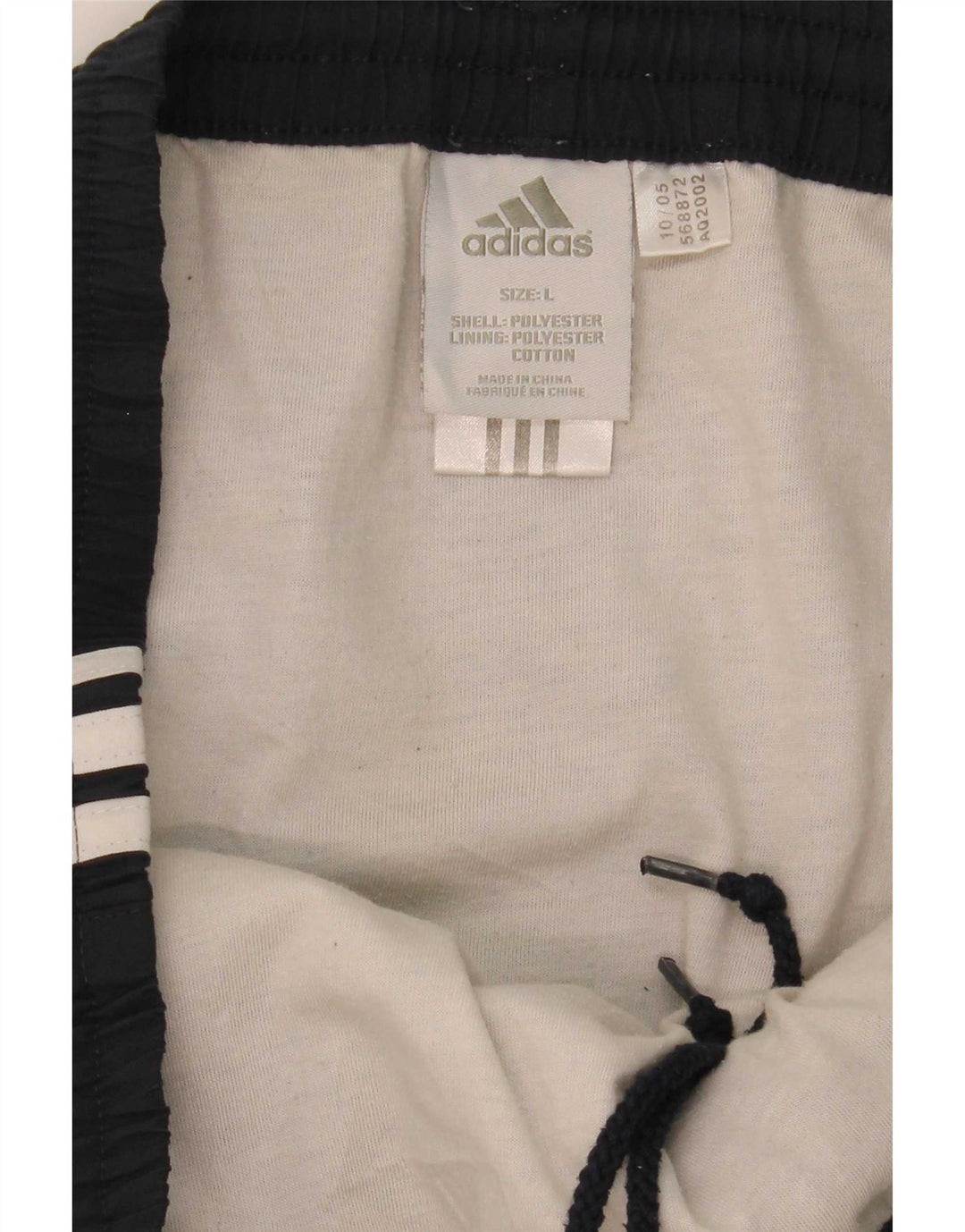 Pantaloncini sportivi da uomo Adidas Large blu navy in poliestere