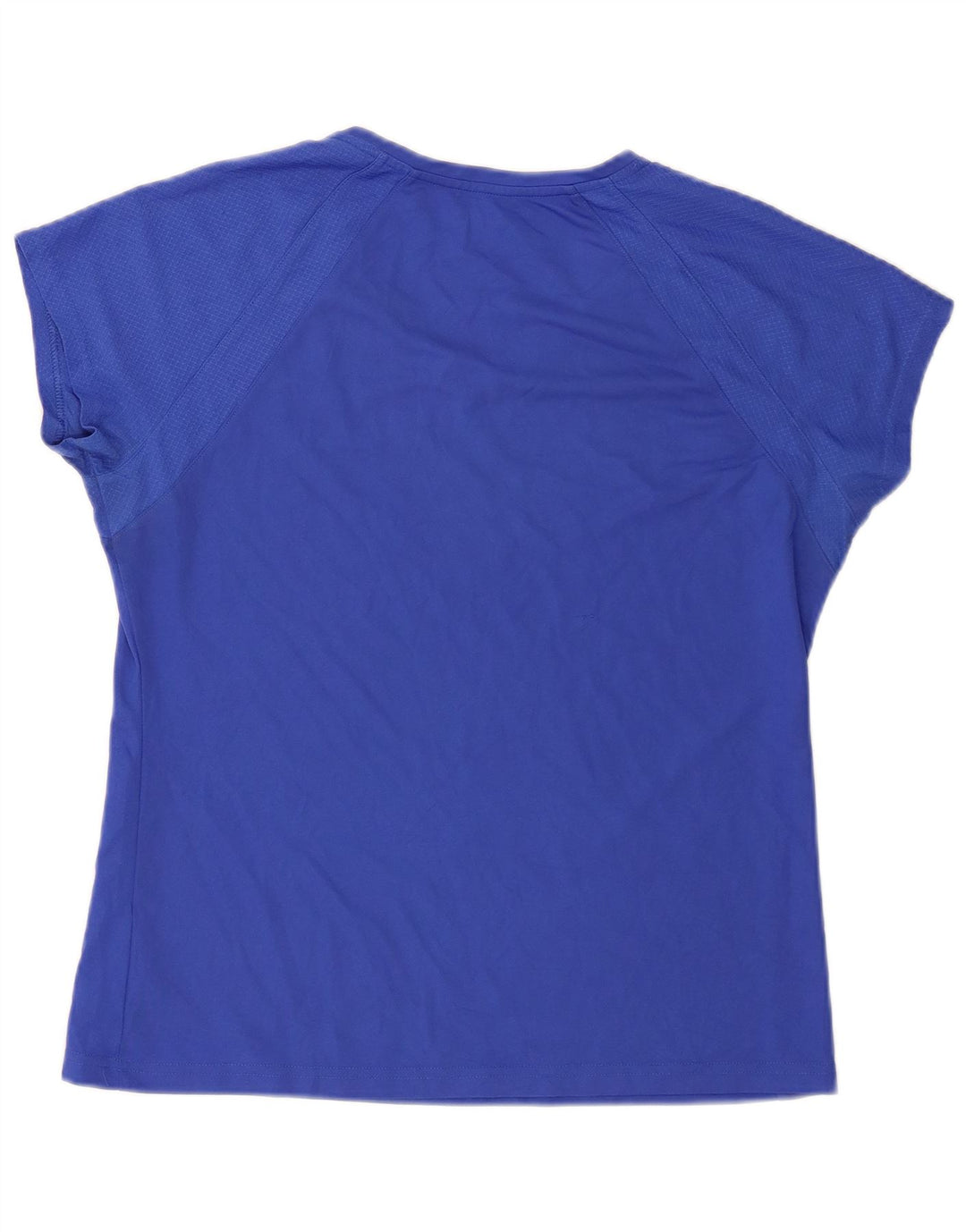 Reebok Damen T-Shirt Top UK 16 Large Blau Polyester