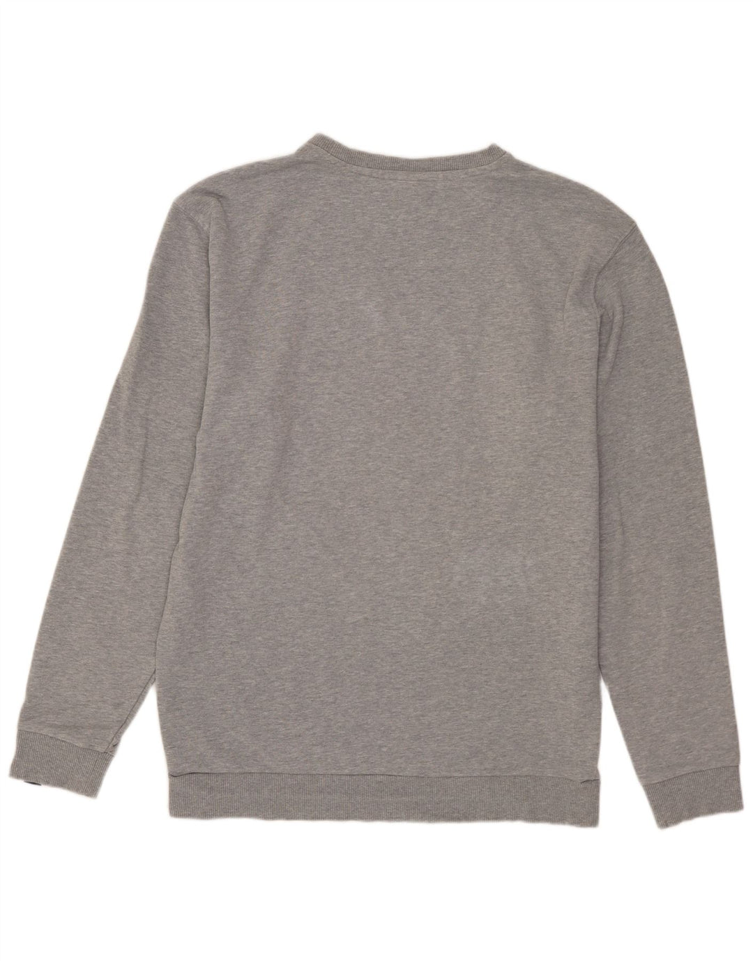 ELLESSE Hombre Sudadera Jumper Gris Medio Algodón
