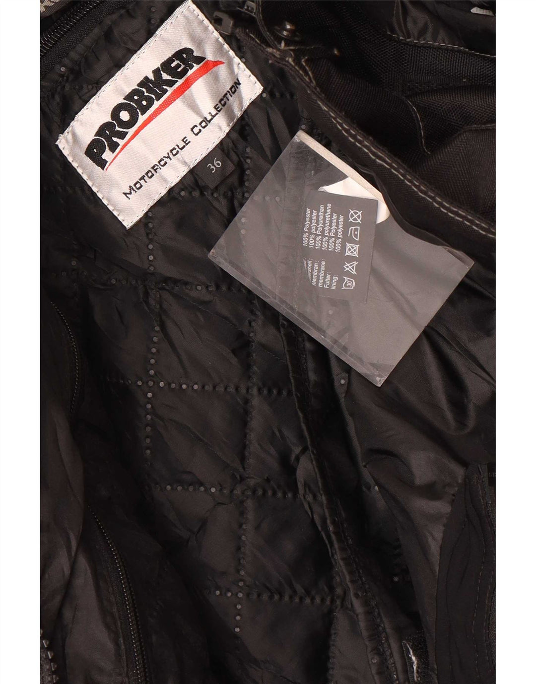 Chaqueta Probiker Graphic Racer para mujer EU 36 Small Black Colorblock
