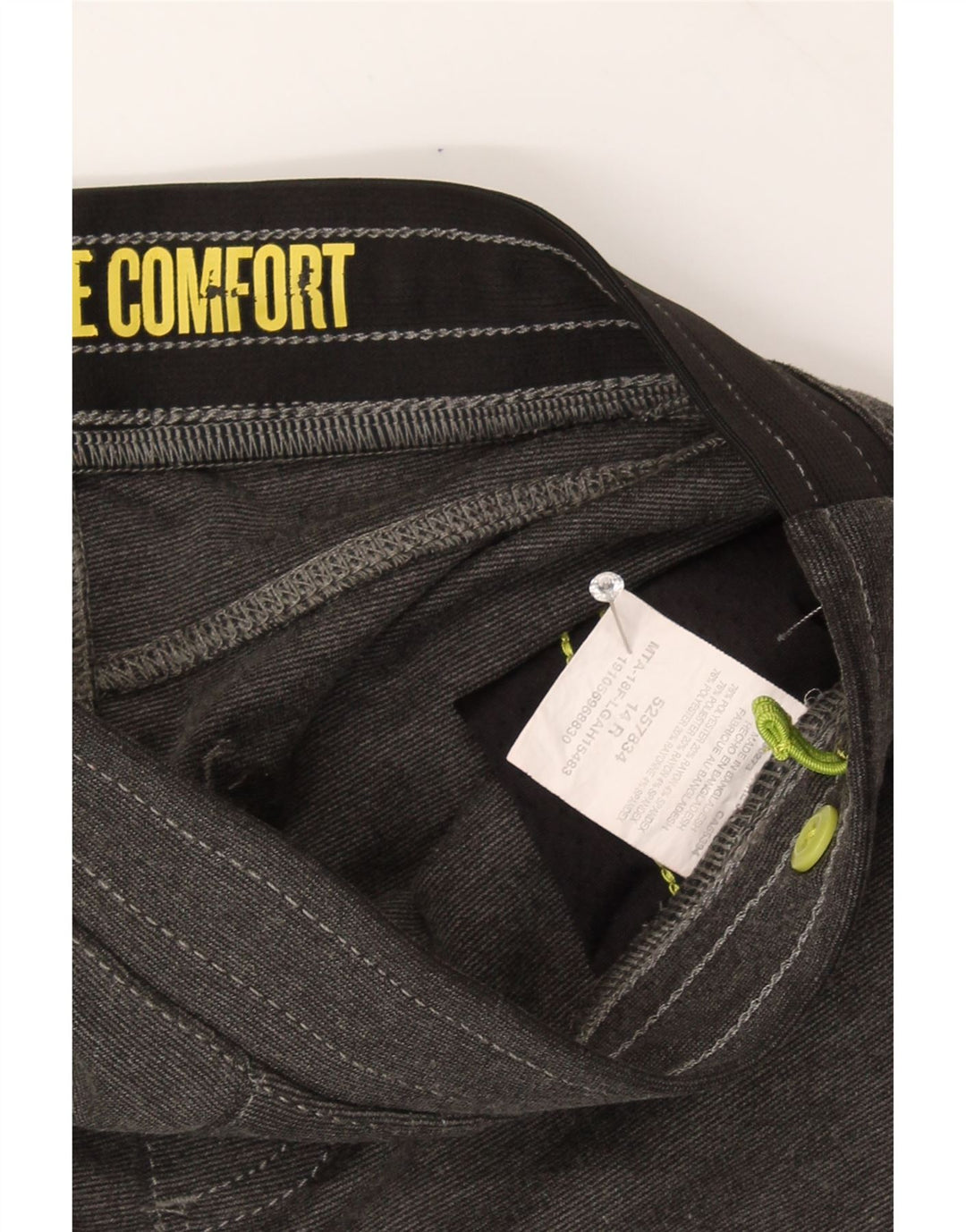 LEE Boys Joggers Cargo Trousers 13-14 Years W28 L27 Grey Polyester Vintage Lee and Second-Hand Lee from Messina Hembry 