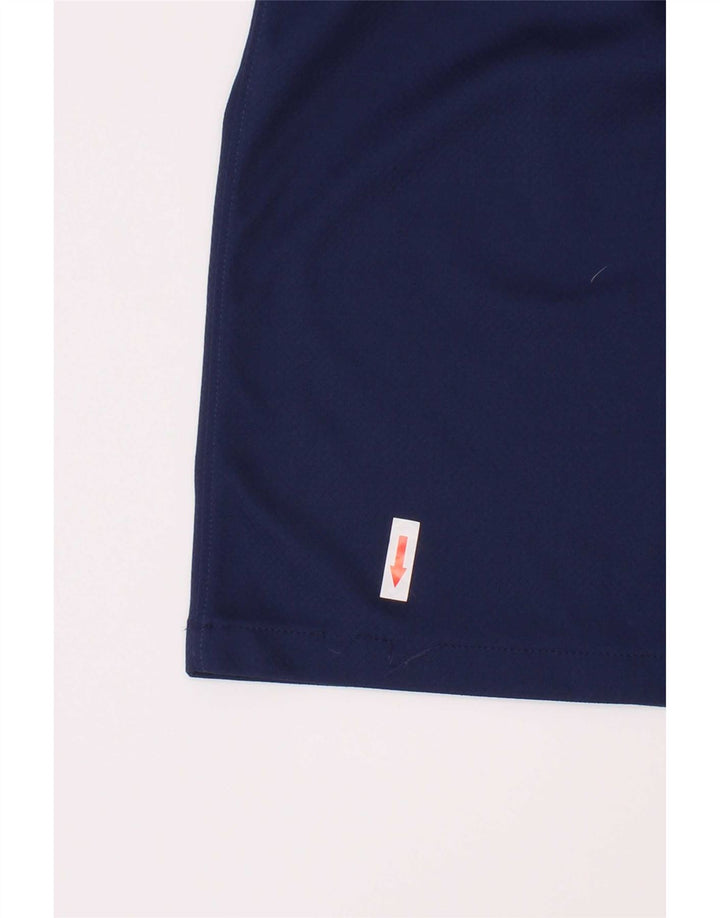 Nike Boys T-Shirt Top 8-9 Years Small Navy Blue