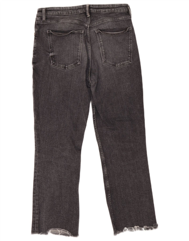 Zara Womens Straight Jeans EU 40 Medium W30 L26 Grey