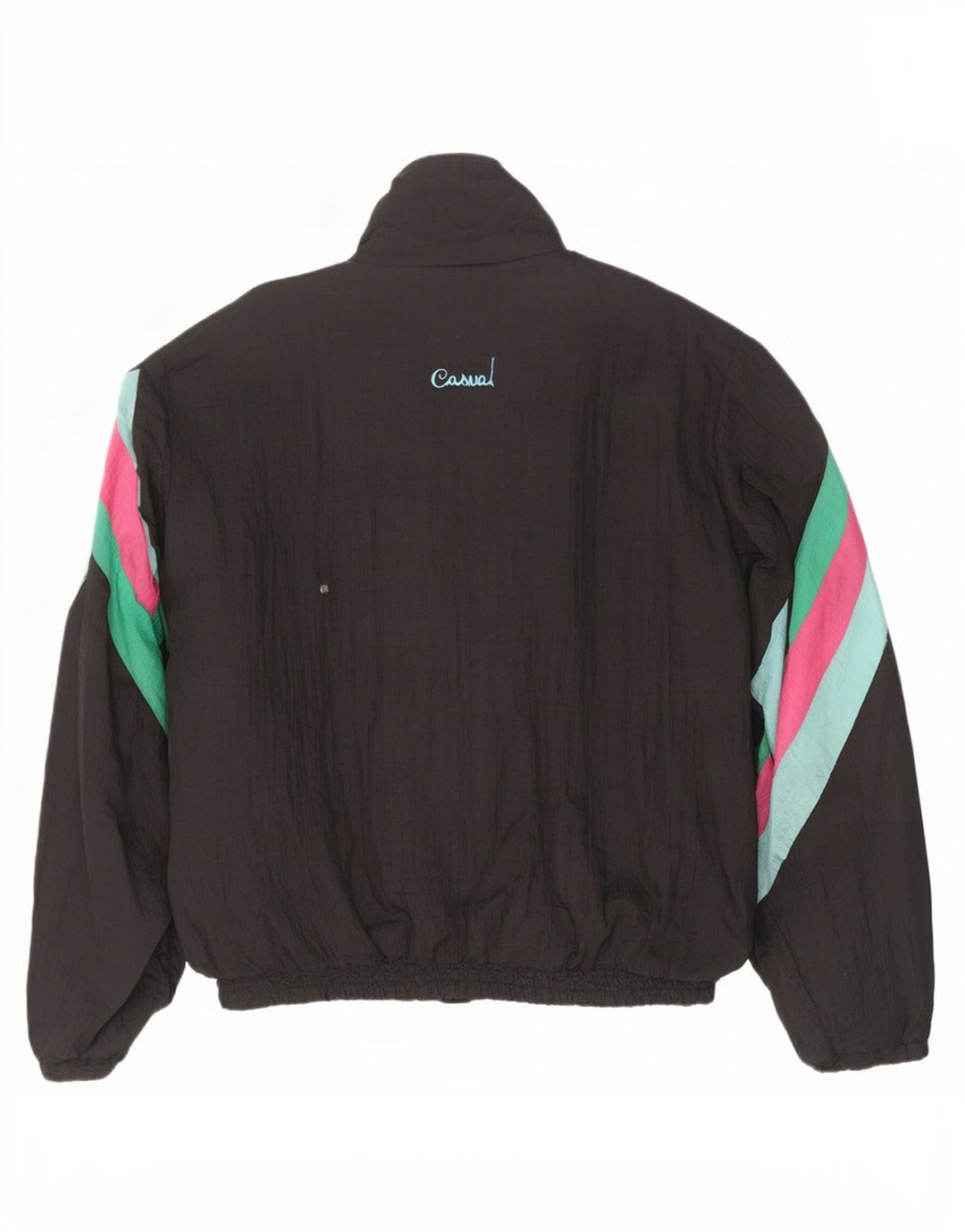 Jachetă de trening pentru bărbați Creation, XL, neagră, poliamidă color bloc