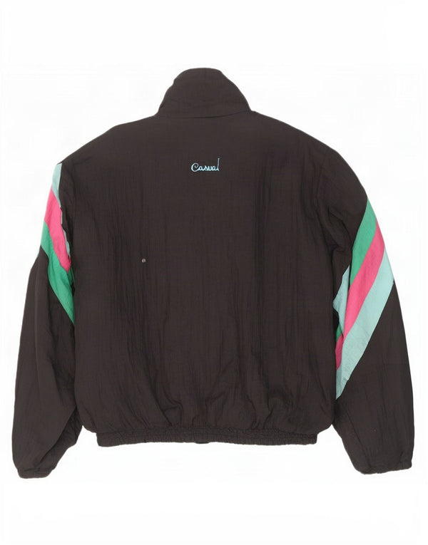 Creation Herren-Trainingsanzug-Oberteil, Jacke, XL, Schwarz, Colourblock-Polyamid