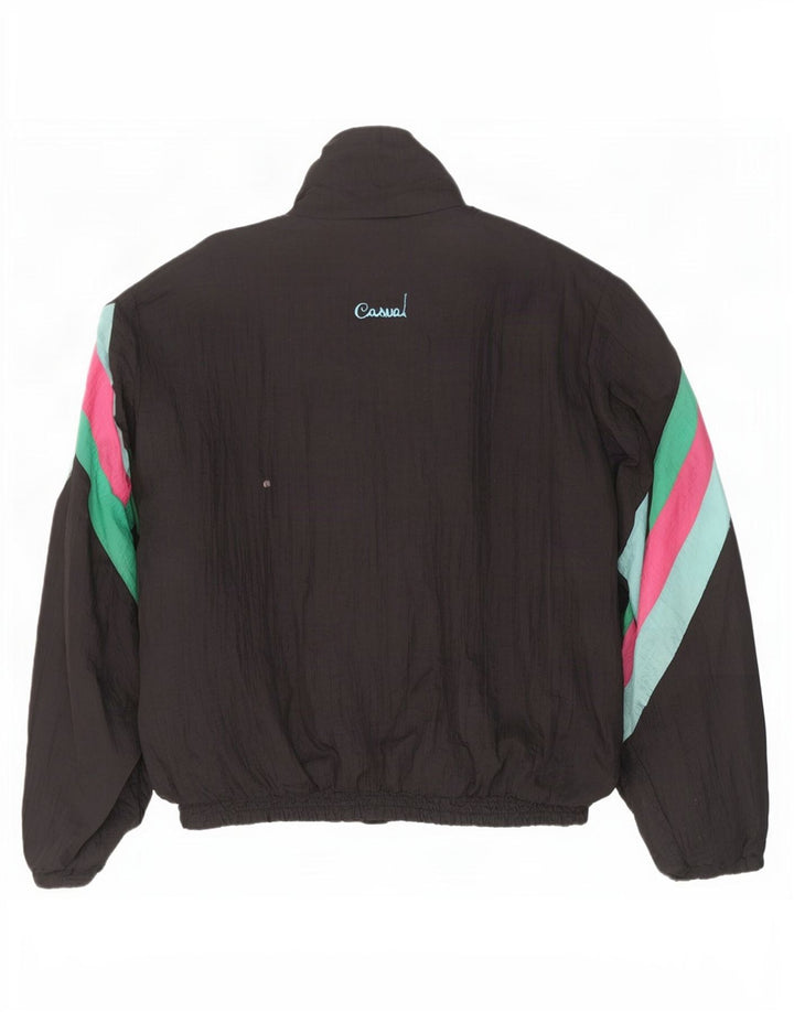 Jachetă de trening pentru bărbați Creation, XL, neagră, poliamidă color bloc