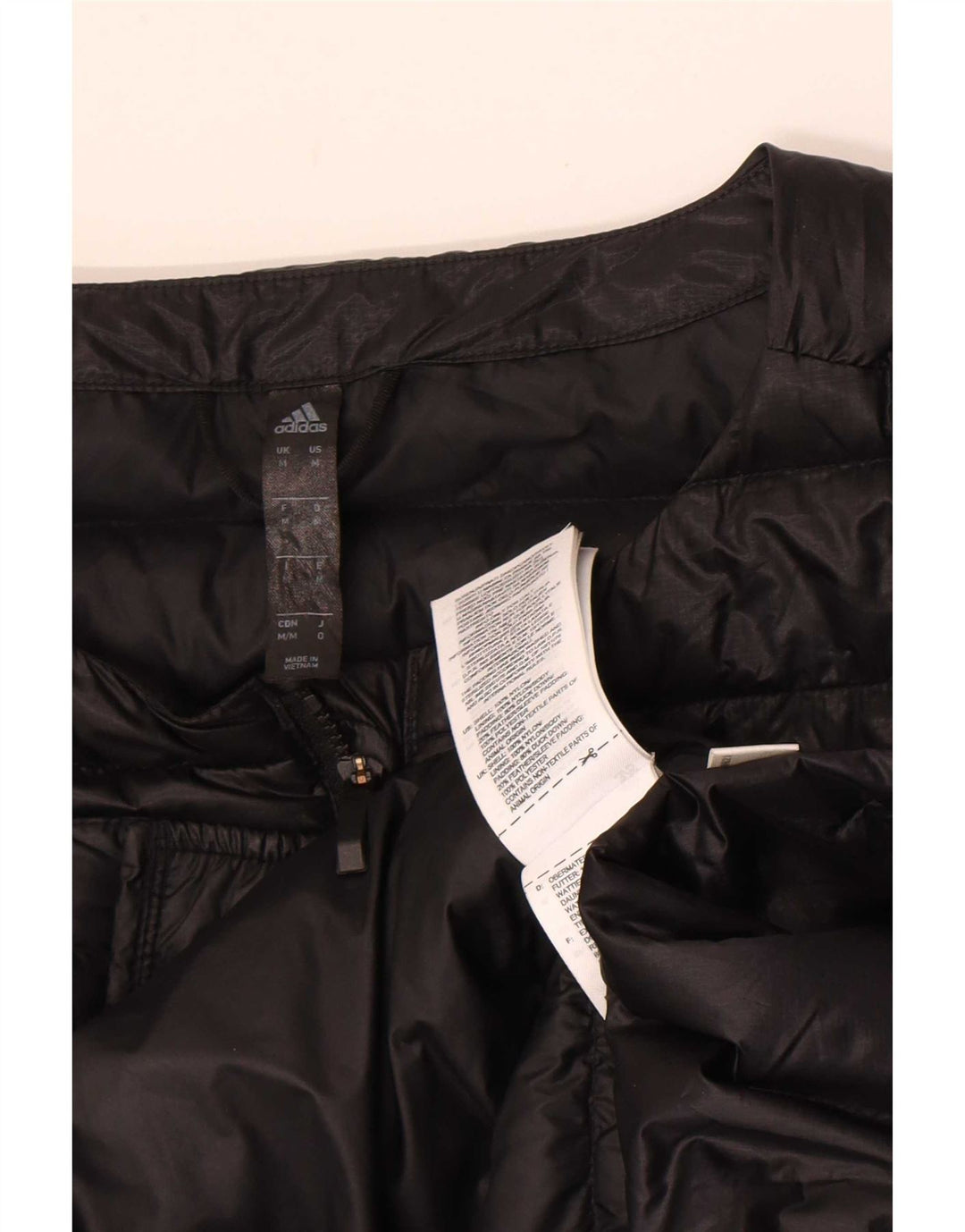 Jachetă căptușită pentru bărbați Adidas UK 38 Medium Black Nylon