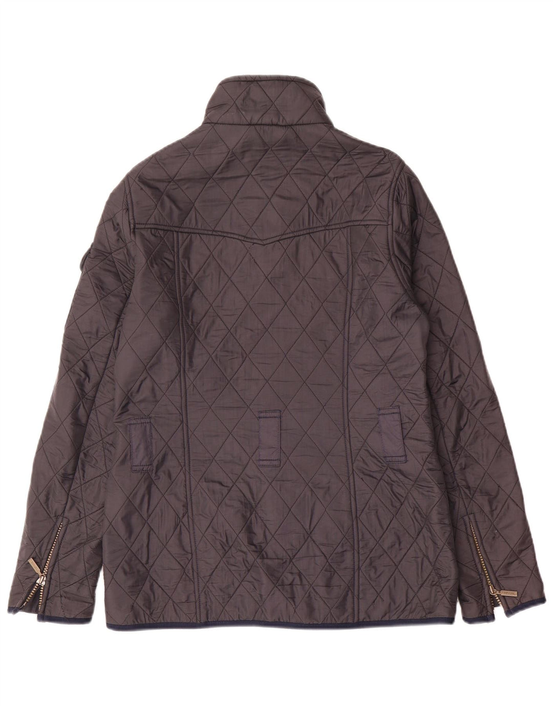 Barbour Veste matelassée pour femme UK 12 Medium Bleu Marine Polyamide