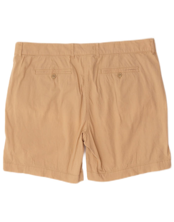 Marks & Spencer Damen Chinoshorts UK 16 Large W38 Beige Baumwolle