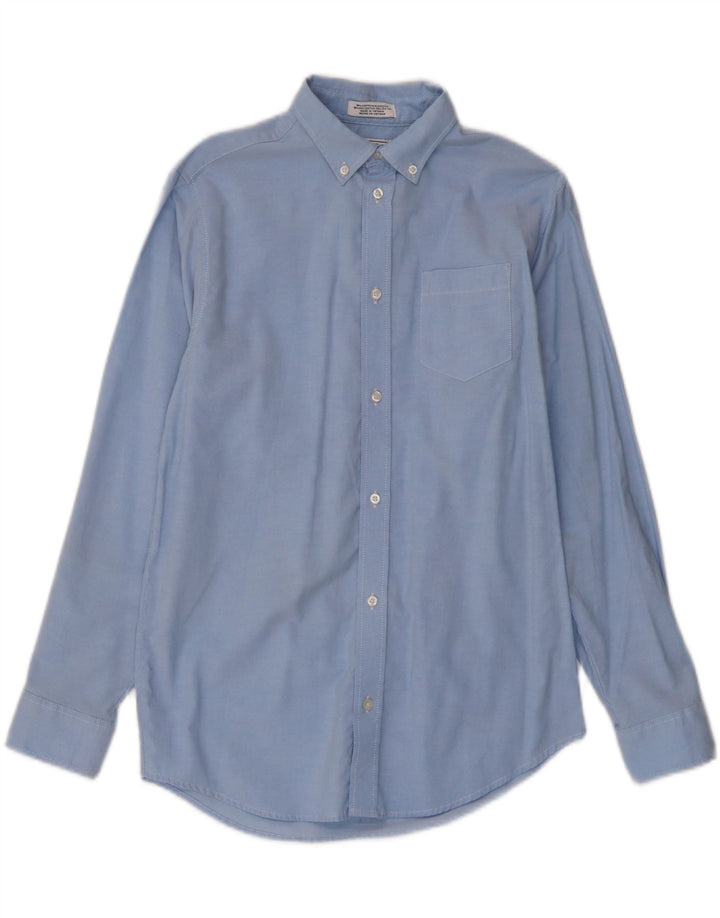 IZOD Boys Shirt 15-16 Years Blue Cotton Vintage Izod and Second-Hand Izod from Messina Hembry 