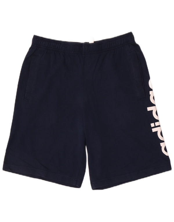 Adidas Herren Graphic Sport Shorts Medium Marineblau Baumwolle