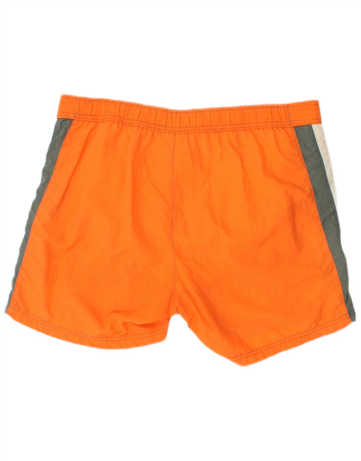 Pantaloncini da bagno da uomo Champion, colore arancione medio, in poliammide