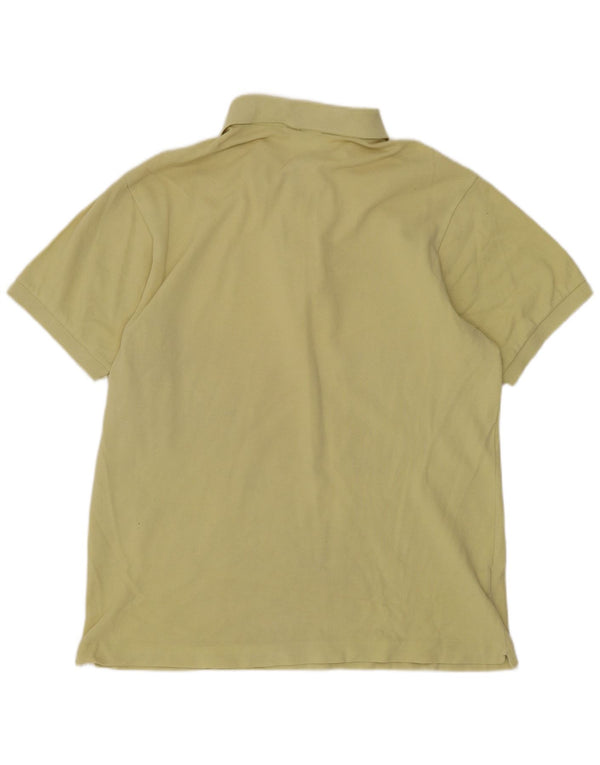 Lacoste Herre Regular Fit Polo Shirt Størrelse 4 Medium Gul Bomuld