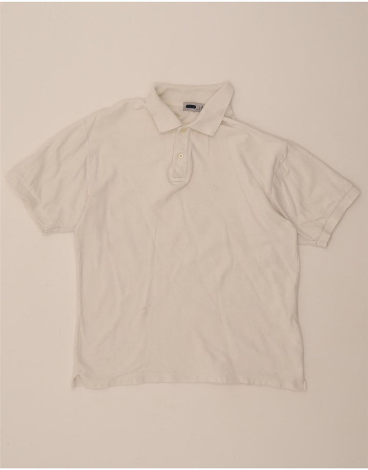 FILA Mens Polo Shirt IT 50 Medium White Cotton Vintage Fila and Second-Hand Fila from Messina Hembry 