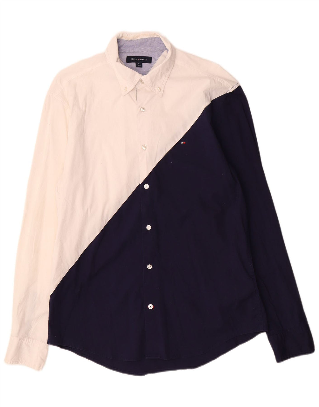 Tommy Hilfiger Herreskjorte Medium White Colourblock
