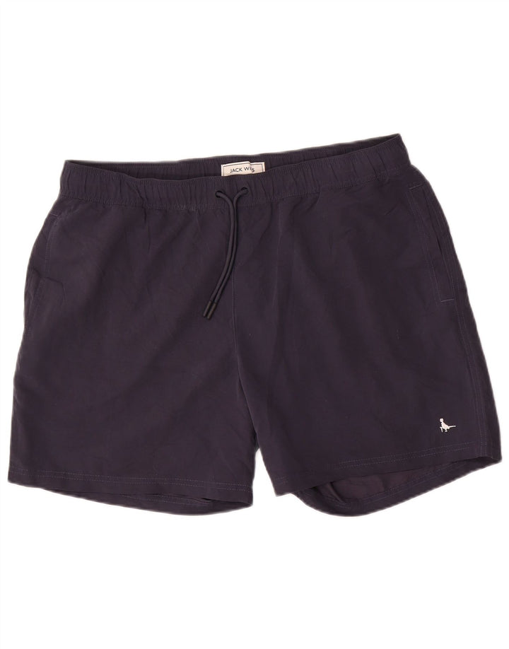 Pantaloncini da bagno da uomo Jack Wills XL poliestere blu navy