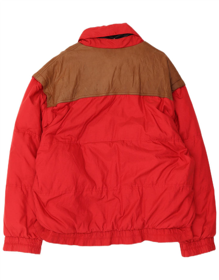 Daniel Hechter Veste matelassée IT 52 XL Rouge Colourblock Polyamide