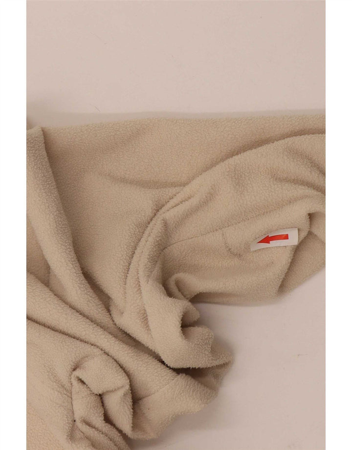 Maglione in pile da uomo Kappa con zip e collo 2XL Poliestere beige