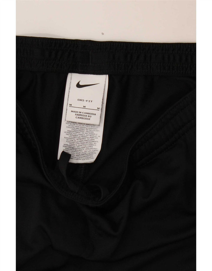 Nike Mens Dri Fit Tracksuit Trousers Medium Black Polyester Sports