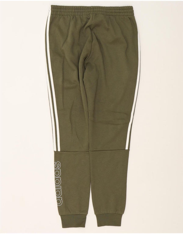 Adidas Pantalon de survêtement graphique pour homme en coton kaki moyen