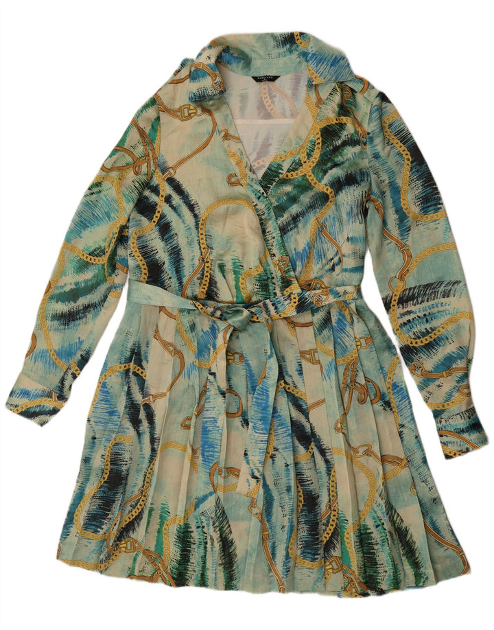 Guess By Marciano Abito da donna a trapezio con motivo astratto US 6 Blu medio