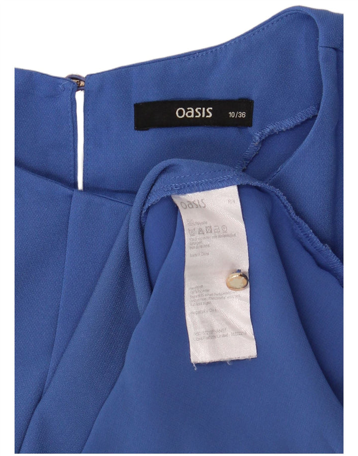 Γυναικεία μπλούζα Oasis Top UK 10 Small Blue Polyester