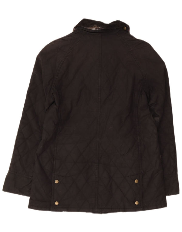 Barbour Womens Quilted Jacket UK 10 Small Black