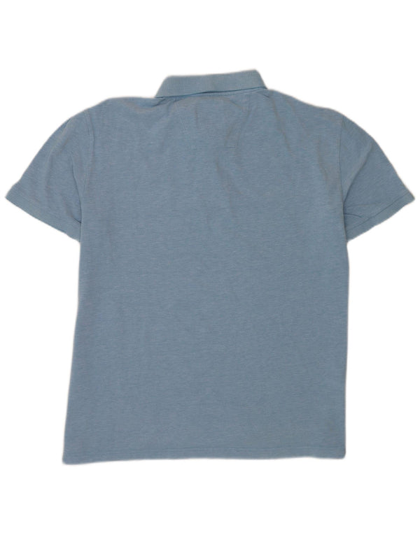 Polo da uomo slim fit Nautica XL in cotone blu