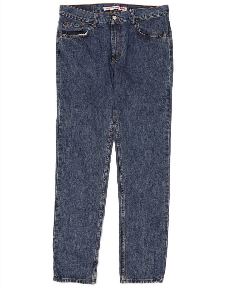 Carrera Mens 700 Regular Straight Jeans W36 L34 Blue Cotton