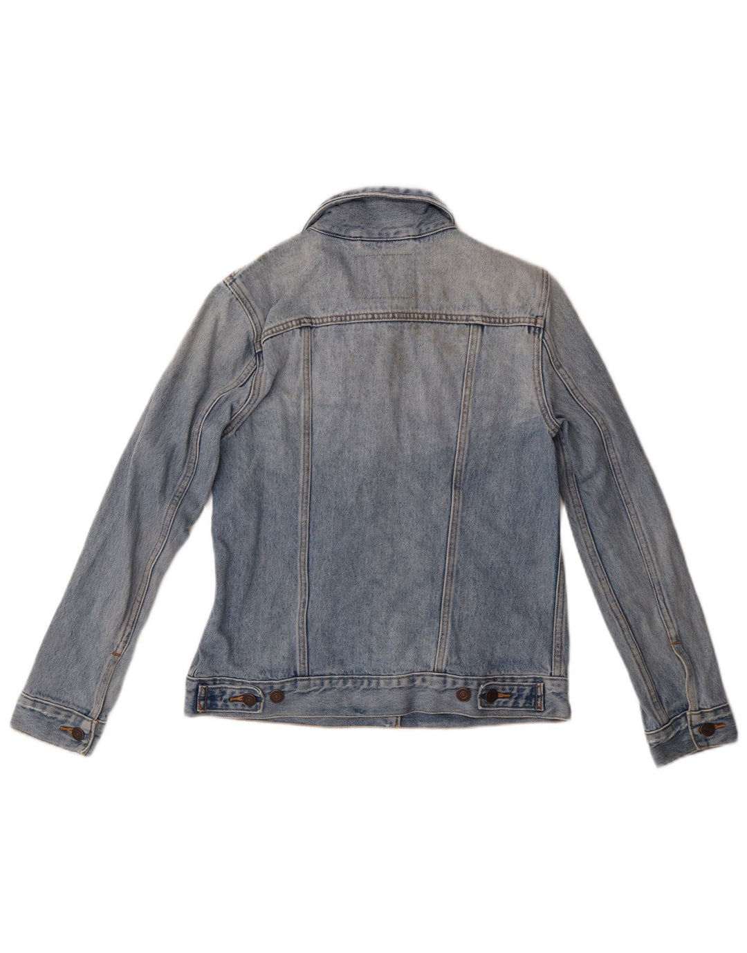 LEVI'S Womens Denim Jacket UK 10 Small Blue Cotton