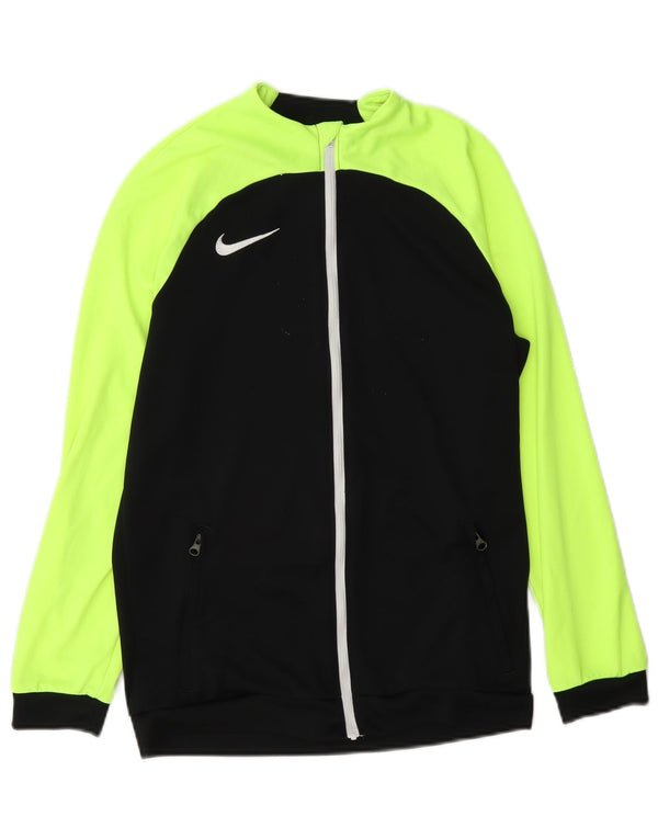 Nike Garçons Dri Fit Survêtement Top Veste 12-13 ans Large Noir Colorblock