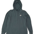 NIKE Womens Oversized Hoodie Jumper UK 14 Medium Blue Cotton Vintage Nike and Second-Hand Nike from Messina Hembry 