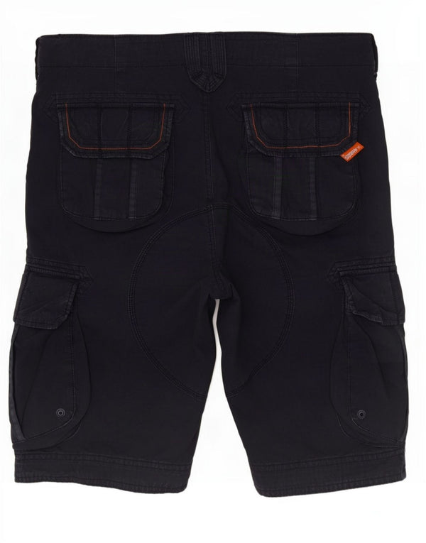 Ανδρικό σορτς Cargo Superdry Medium W32 Navy Blue Cotton