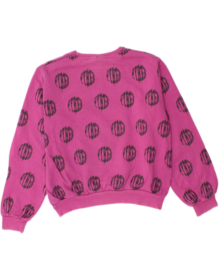 PYREX Girls Graphic Sweatshirt Jumper 15-16 Years 2XL Pink Cotton Vintage Pyrex and Second-Hand Pyrex from Messina Hembry 