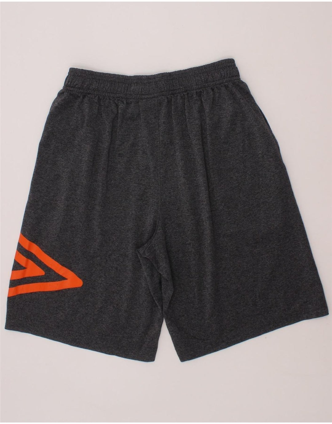UMBRO Boys Graphic Sport Shorts 12-13 Years Large Grey Polyester Vintage Umbro and Second-Hand Umbro from Messina Hembry 