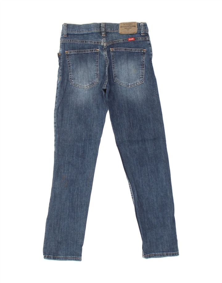 WRANGLER Boys Slim Jeans 11-12 Years W24 L26 Blue Cotton | Vintage Wrangler | Thrift | Second-Hand Wrangler | Used Clothing | Messina Hembry 