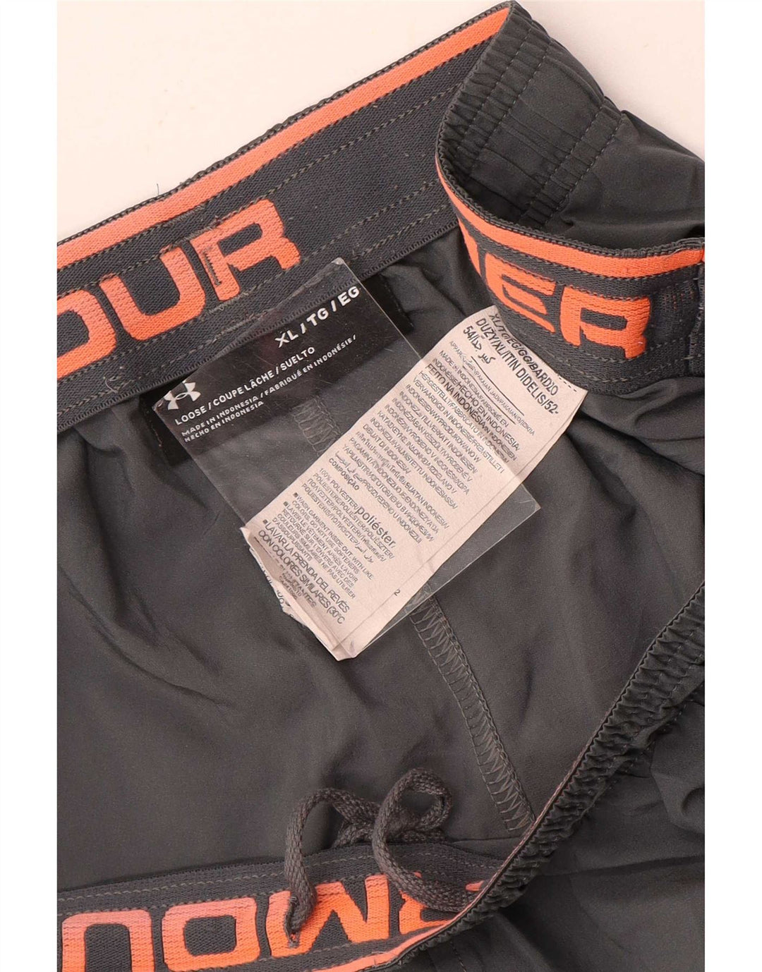 Under Armour Mens Graphic Sport Shorts XL Grey